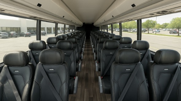Interior of Charter Bus Company Hilo's 15 Passenger Minibus in Hilo