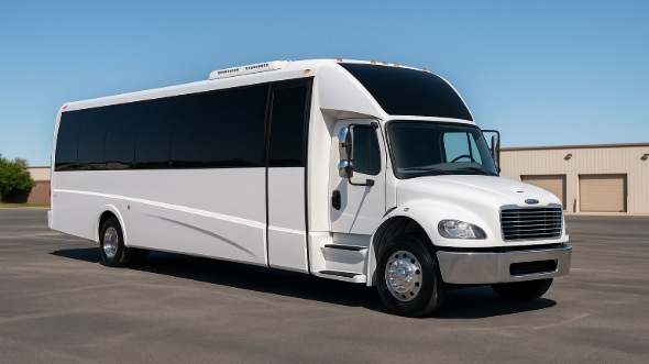 Exterior of Charter Bus Company Hilo's 18 Passenger Minibus in Hilo