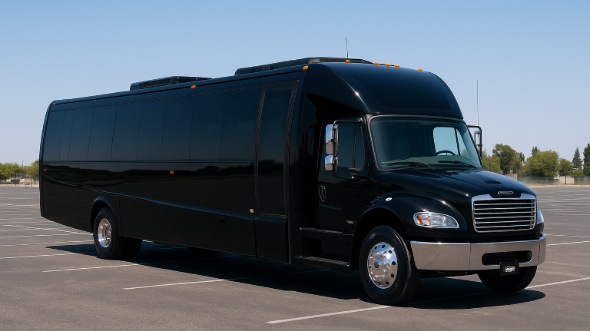 Exterior of Charter Bus Company Hilo's 20 Passenger Mini bus in Hilo