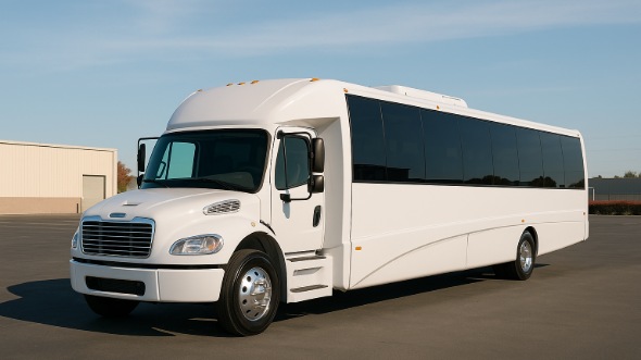 Exterior of Charter Bus Company Hilo's 30 Passenger Minibus in Hilo