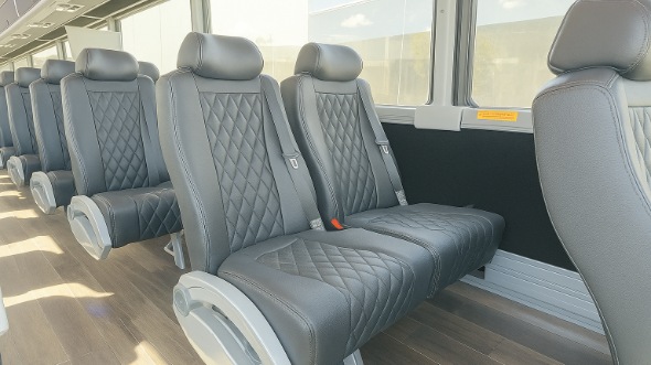 hilo 20 passenger minibus inside