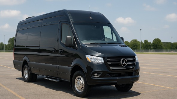 Exterior of Charter Bus Company Hilo's Sprinter Limo in Hilo